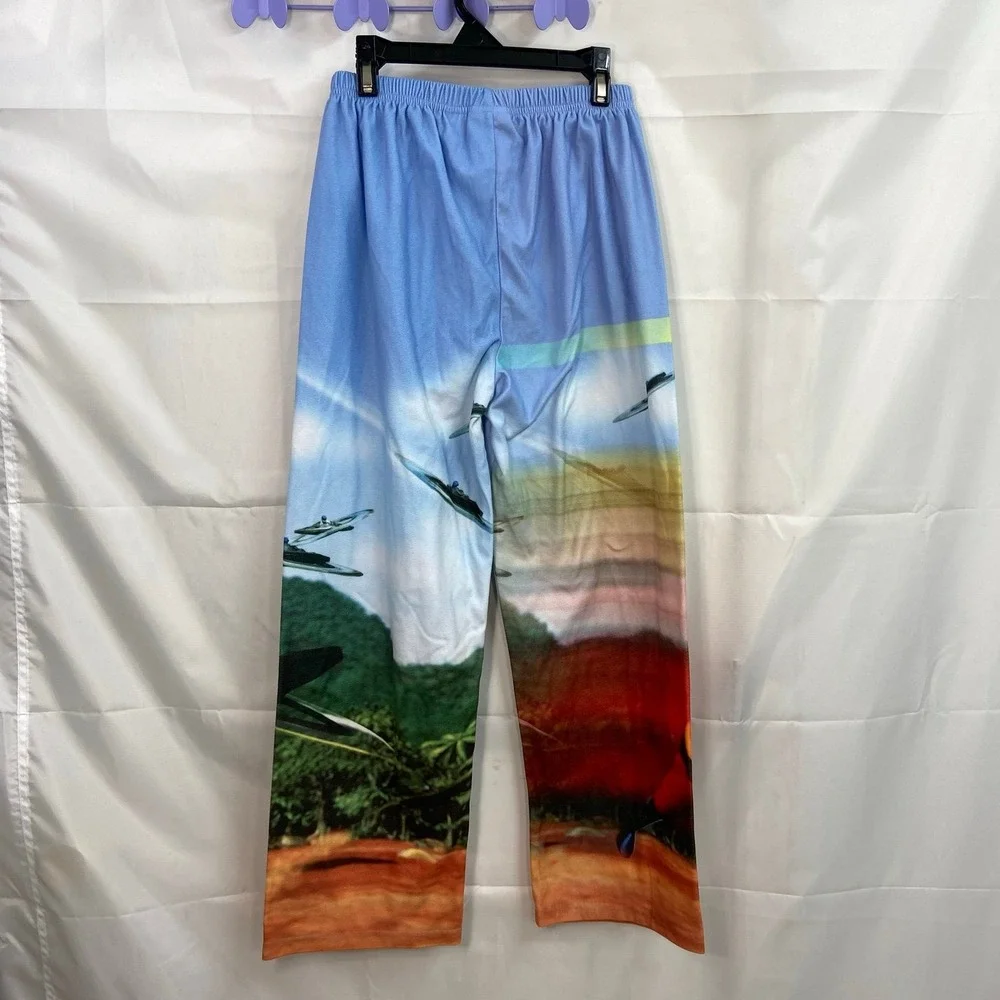 Disney Store youth fleece Incredibles pull on stretch pajama pants lounge‎ large